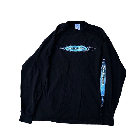 Bundle of 2 Vintage Adidas Shirts Large - White/Black - Picture 3 of 7